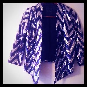 Jessica Simpson quarter sleeve crop jacket